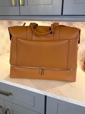 Monos Metro Weekender in Saddle Tan
